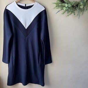 New Beanpole Sport Blue White Color Block Dress